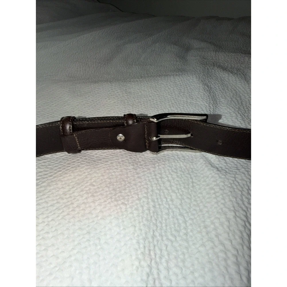 Cappelletti Vera Pelle Made In Italy Mens Brown Leather Belt 205/35